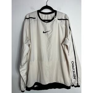Nike Pro Dri-FIT windbreaker jacket in white Size XL Tall